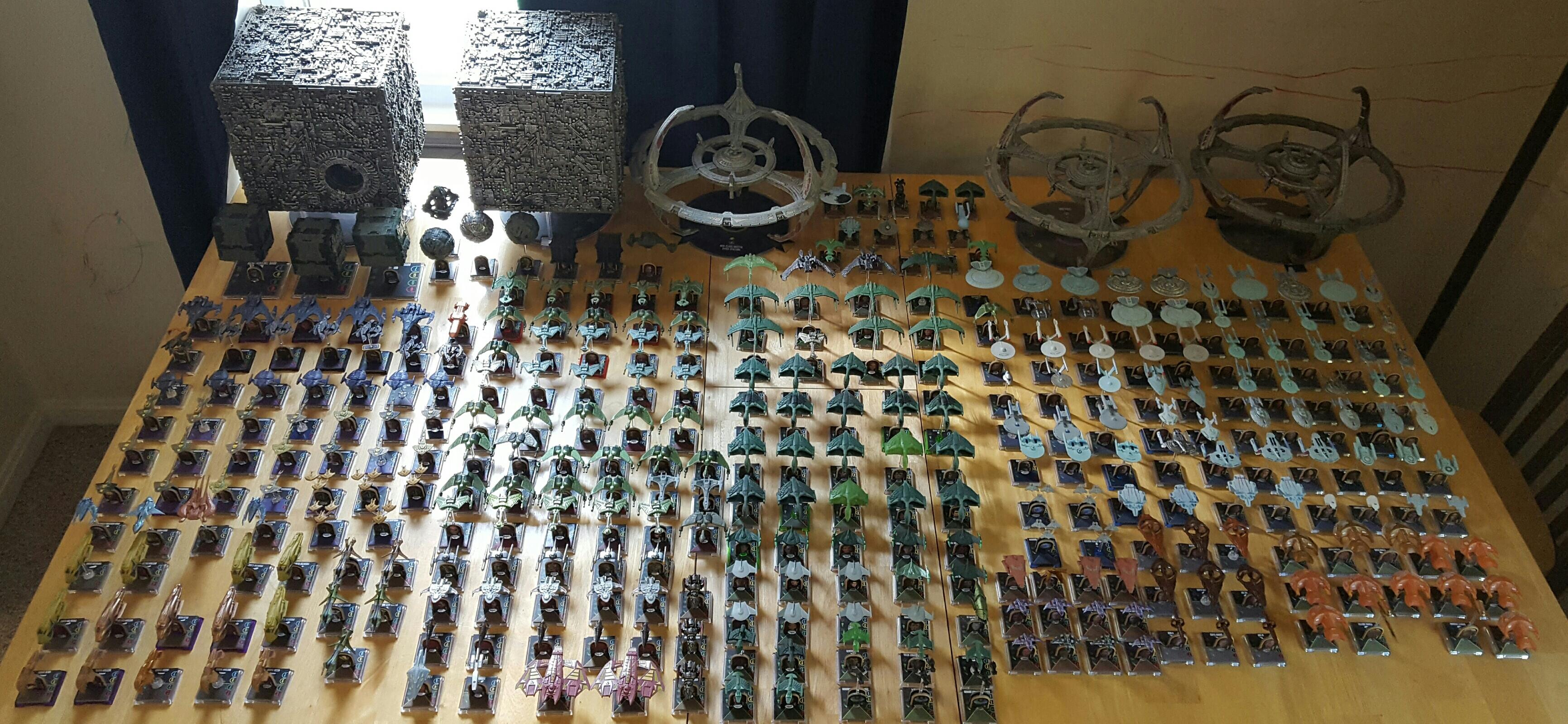 Attack Wing Big Borg Federation Fleet Klingon Romulan Space 